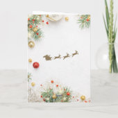 Vrolijk kerstfeest bedankkaart (Achterkant)