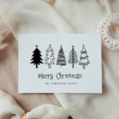 Vrolijk kerstfeest bedankkaart