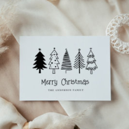 Vrolijk kerstfeest bedankkaart