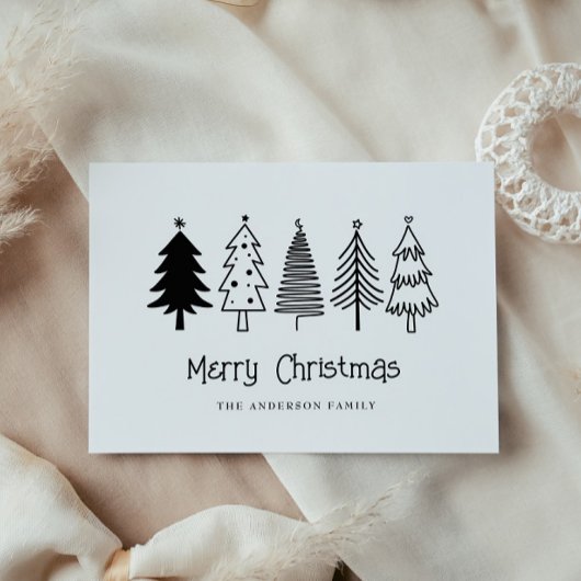 Vrolijk kerstfeest bedankkaart