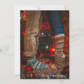 Vrolijk kerstfeest bedankkaart (Achterkant)