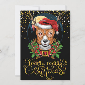 Vrolijk kerstfeest bedankkaart