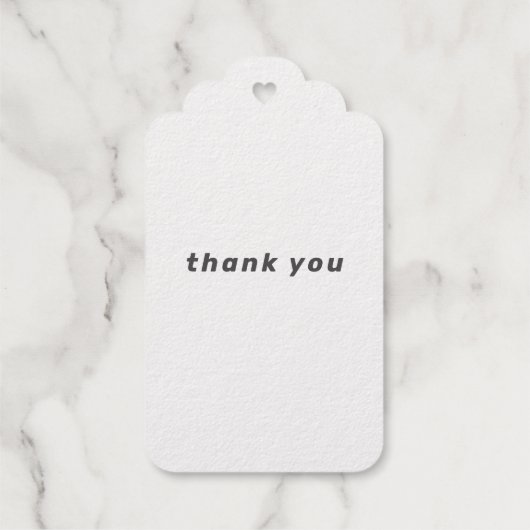 vrolijk kerstfeest bedankt cadeaulabels (Achterkant)