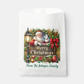 Vrolijk kerstfeest bedankzakje (Voorkant)