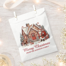 Vrolijk kerstfeest bedankzakje