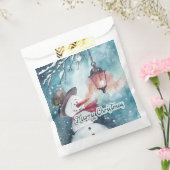 Vrolijk kerstfeest bedankzakje (Gezegeld)