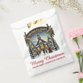 Vrolijk kerstfeest bedankzakje (Gezegeld)