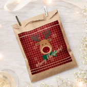 Vrolijk kerstfeest! bedankzakje (Geknipt)