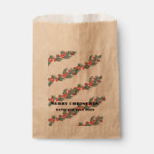 Vrolijk kerstfeest! bedankzakje (Voorkant)