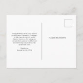 vrolijk kerstfeest | Bedrijfsfoto en uw Logo Feestdagenkaart (Achterkant)