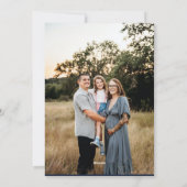 Vrolijk kerstfeest Beer in een trui Feestdagenkaart (Achterkant)