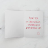 Vrolijk kerstfeest Beste Boyvriend ooit Feestdagen Kaart (Binnen)