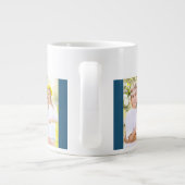 Vrolijk kerstfeest Beste Grootte ter wereld Foto 4 Grote Koffiekop (Achterkant)