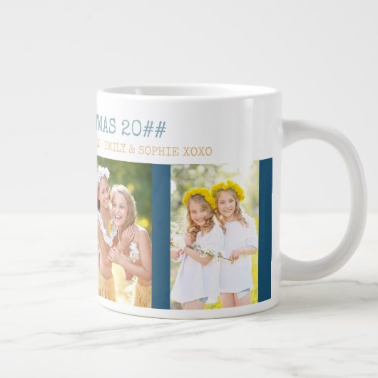 Vrolijk kerstfeest Beste Grootte ter wereld Foto 4 Grote Koffiekop (Rechts)