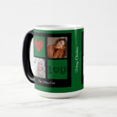 Vrolijk Kerstfeest Beste Mama Ooit Fotocollage Magische Mok (Voorkant links)