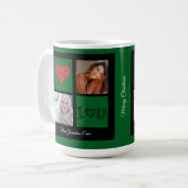 Vrolijk Kerstfeest Beste Oma Ooit Fotocollage Koffiemok (Voorkant links)