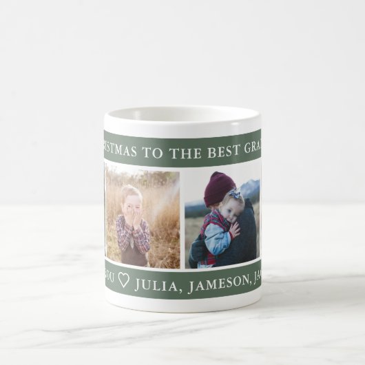 Vrolijk kerstfeest Beste opa Aangepast Koffiemok (Center)