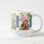 Vrolijk kerstfeest Beste pap ooit 3 Fotoblauw Grote Koffiekop (Rechts)