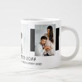 Vrolijk kerstfeest beste papa om 3 foto zwart te z grote koffiekop (Rechts)