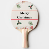Vrolijk Kerstfeest Beste Ping Pong paddles Tafeltennisbatje (Achterkant)