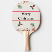 Vrolijk Kerstfeest Beste Ping Pong paddles Tafeltennisbatje (Voorkant)