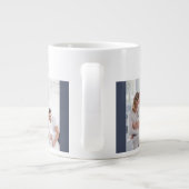 Vrolijk kerstfeest Beste vader in de wereld 4 Foto Grote Koffiekop (Achterkant)