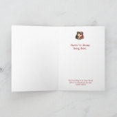 Vrolijk kerstfeest Beste vriend, Teddy Bear Hugs Feestdagen Kaart (Binnen)