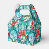 "Vrolijk kerstfeest!" bewerkbare slogan Bedankdoosjes (Achterkant)