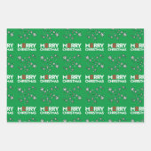 Vrolijk kerstfeest (Biden Harris) Inpakpapier Vel (Voorkant 2)