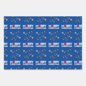 Vrolijk kerstfeest (Biden Harris) Inpakpapier Vel (Voorkant)