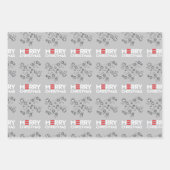 Vrolijk kerstfeest (Biden Harris) Inpakpapier Vel (Voorkant 3)