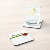 Vrolijk kerstfeest bier onderzetter (Rechterzijde)