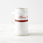 Vrolijk kerstfeest bierpul (Voorkant links)