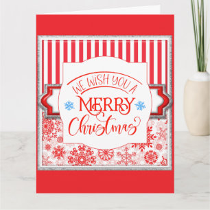 Vrolijk kerstfeest Big Papa Santa Kaart