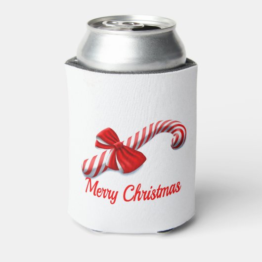 Vrolijk kerstfeest blikjeskoeler (Blikje Achterkant)