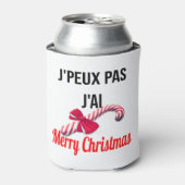 Vrolijk kerstfeest blikjeskoeler (Blikje Voorkant)