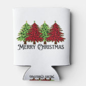 Vrolijk kerstfeest blikjeskoeler (Achterkant)