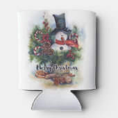 Vrolijk kerstfeest blikjeskoeler (Achterkant)