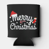 Vrolijk kerstfeest blikjeskoeler (Achterkant)