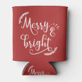 vrolijk kerstfeest blikjeskoeler (Voorkant)