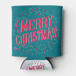 Vrolijk kerstfeest blikjeskoeler