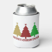 Vrolijk kerstfeest blikjeskoeler (Blikje Voorkant)