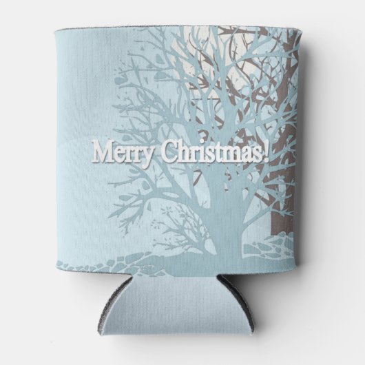 Vrolijk kerstfeest! blikjeskoeler (Voorkant)