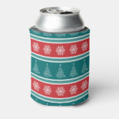 Vrolijk kerstfeest blikjeskoeler (Blikje Achterkant)