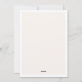 Vrolijk kerstfeest Boho minimale dennenbomen Feestdagenkaart (Achterkant)