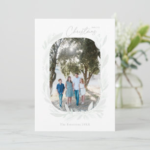 Vrolijk kerstfeest Boho Waterverf Wreator Lijst Li