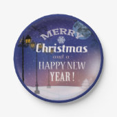 Vrolijk kerstfeest Bord (Voorkant)