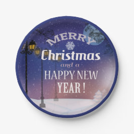 Vrolijk kerstfeest Bord