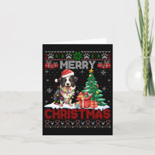 Vrolijk Kerstfeest Border Collie Hondenliefhebbers Kaart