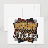Vrolijk kerstfeest briefkaart (Voorkant / Achterkant)